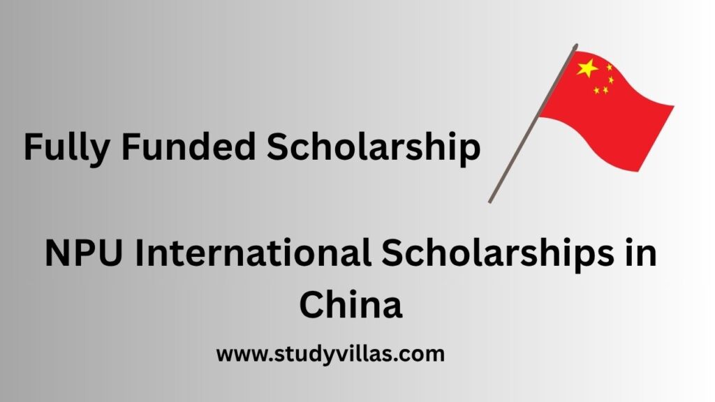 NPU International Scholarships in China
